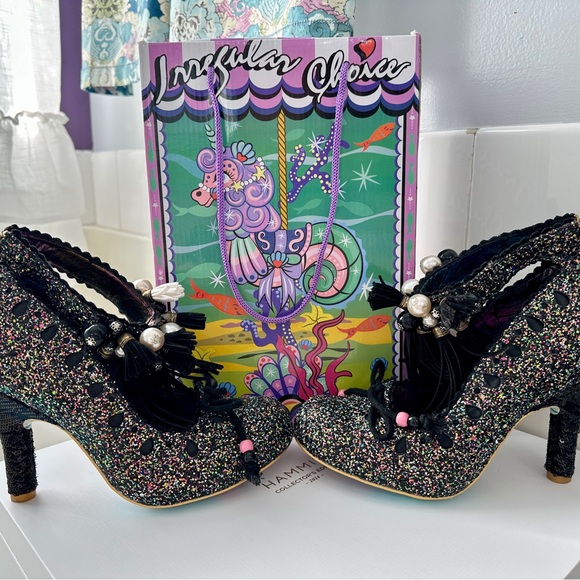 Irregular Choice Princess Promise Heel in Black size 41 - Picture 10 of 12